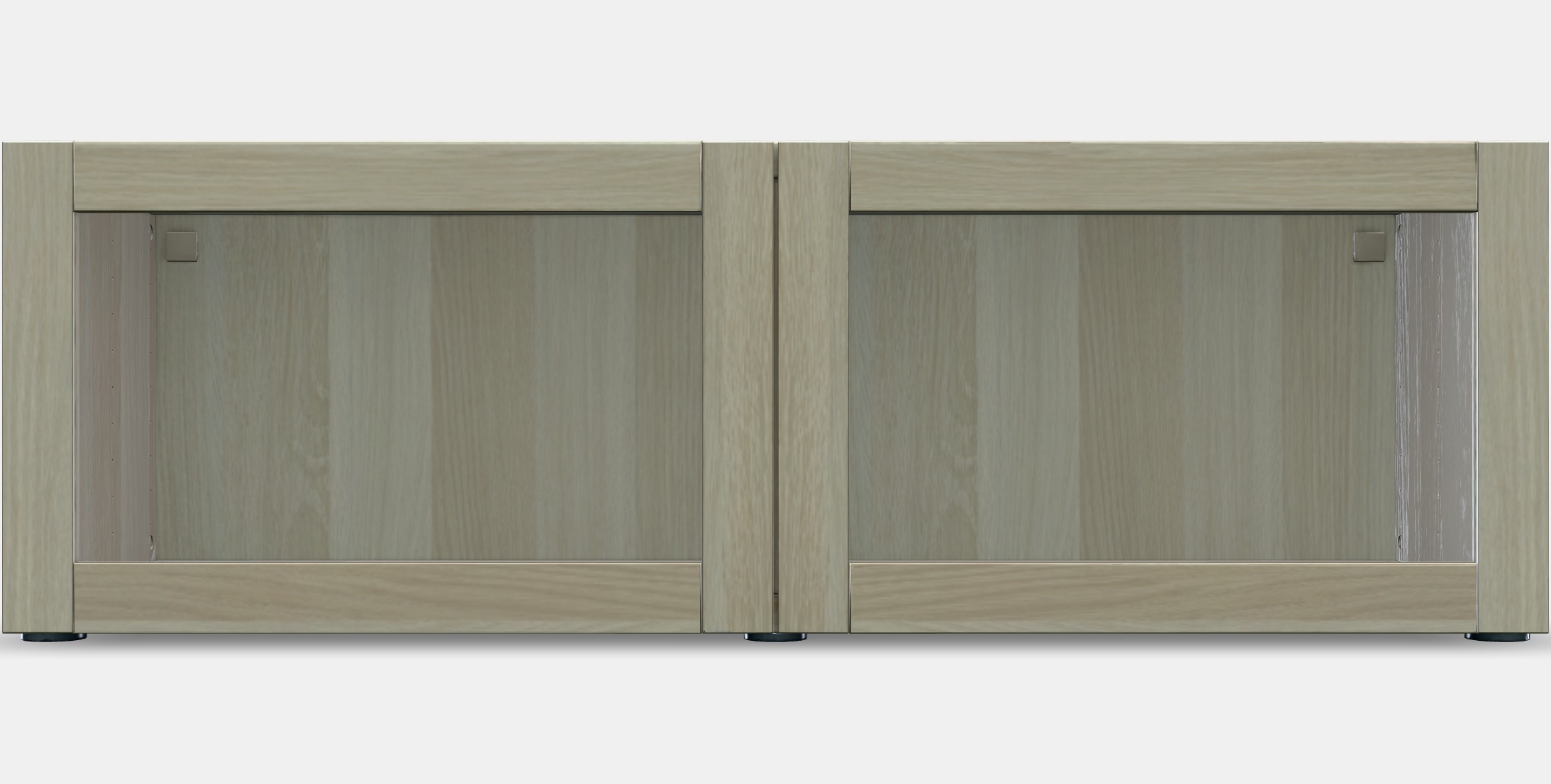 BESTA Shelf unit with glass doors 3 Low-poly 3D model_10