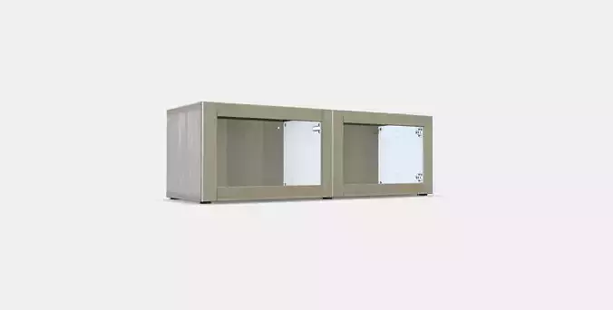 BESTA Shelf unit with glass doors 3