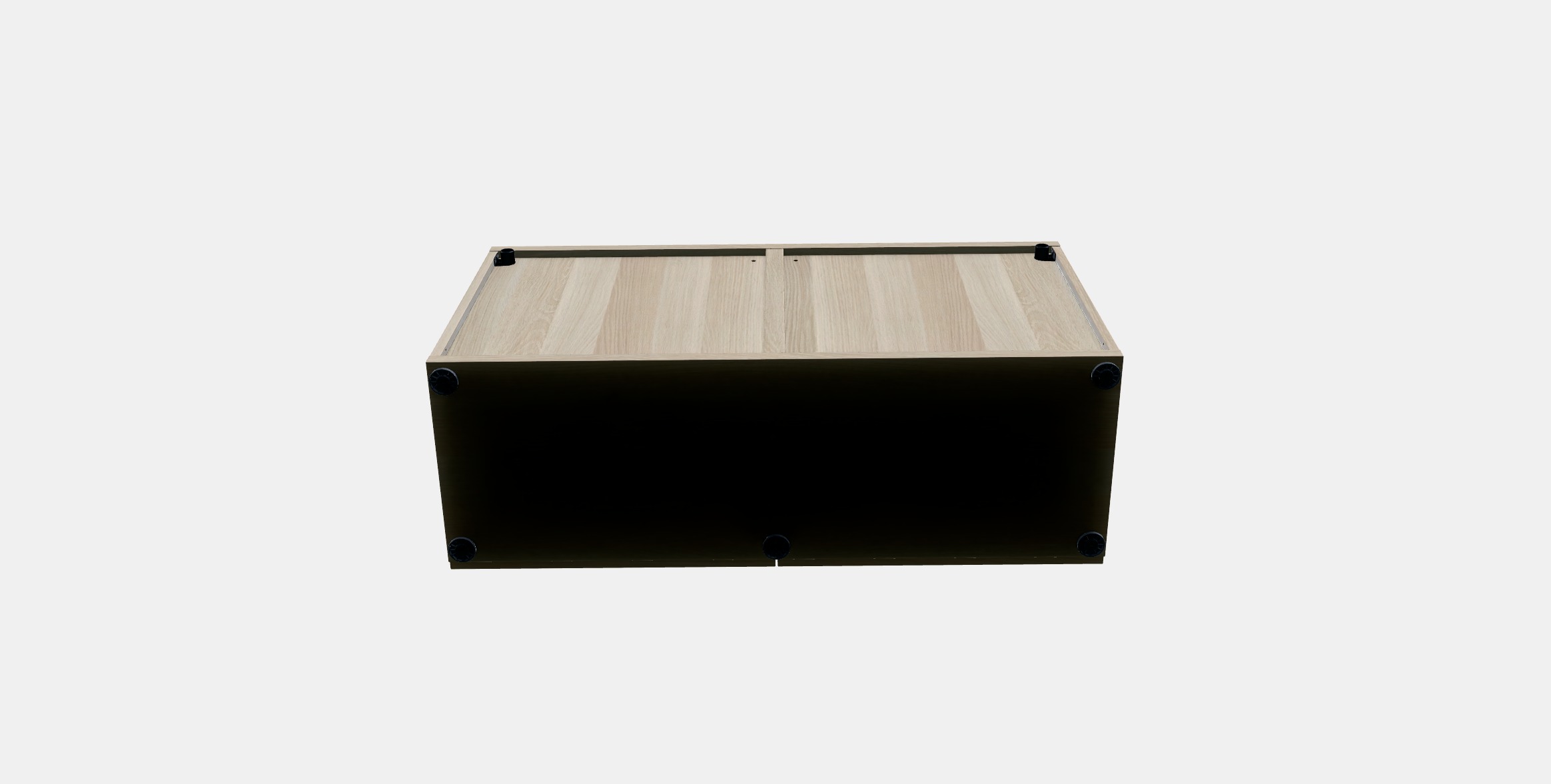 BESTA Shelf unit with doors 16 Low-poly 3D model_4