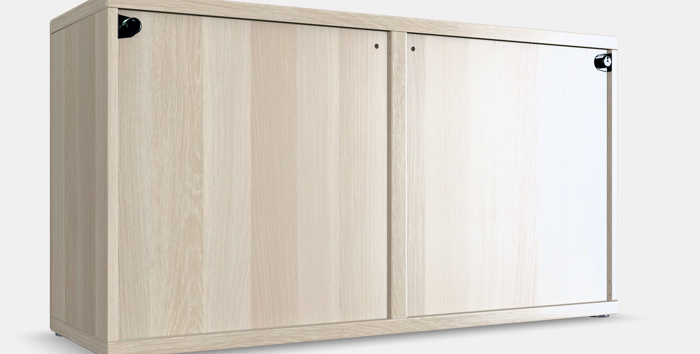 BESTA Shelf unit with doors 16 Low-poly 3D model_8