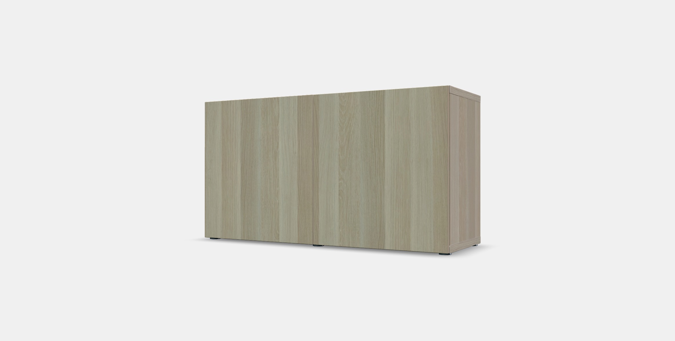 BESTA Shelf unit with doors 16 Low-poly 3D model_10