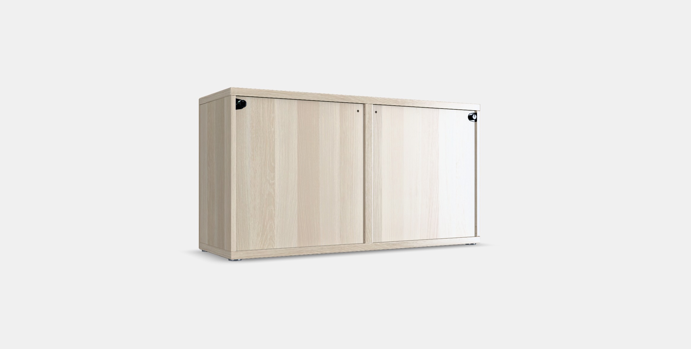 BESTA Shelf unit with doors 16 Low-poly 3D model_14