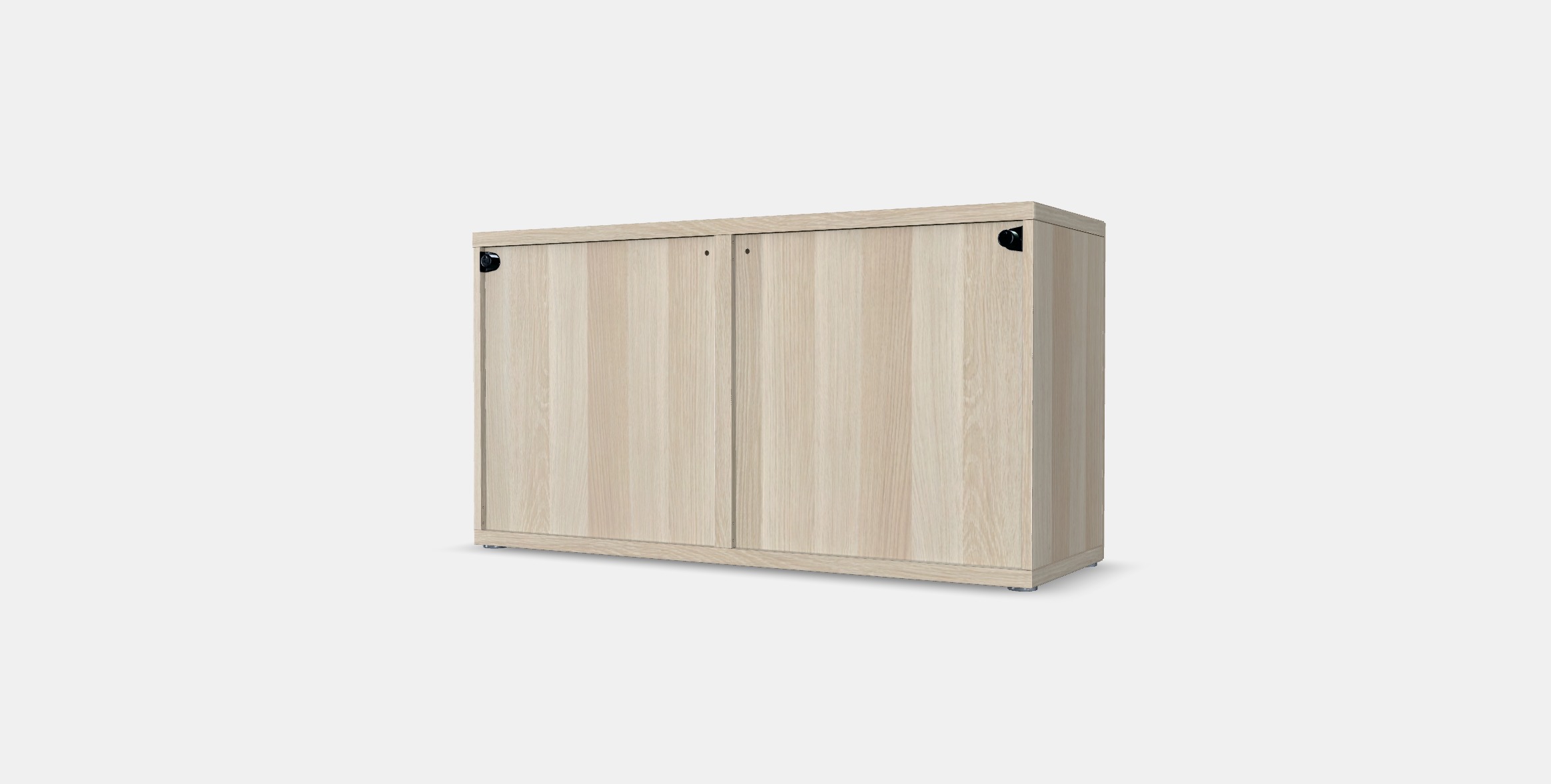 BESTA Shelf unit with doors 16 Low-poly 3D model_2