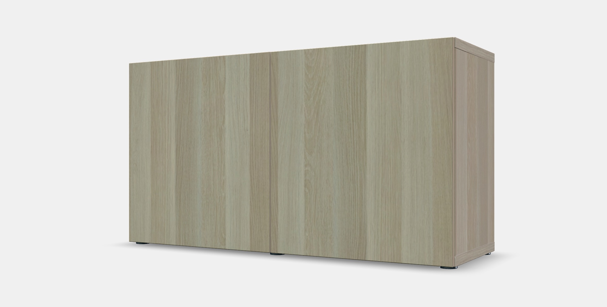 BESTA Shelf unit with doors 16 Low-poly 3D model_13