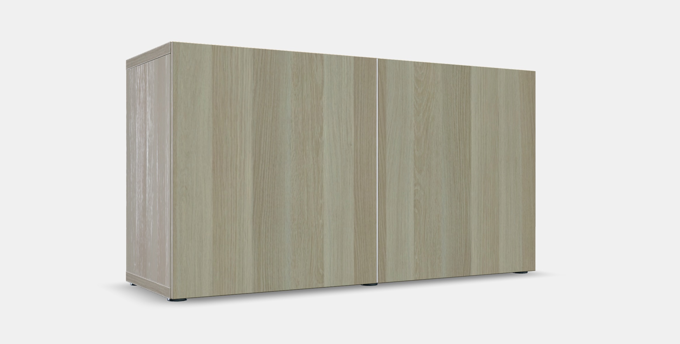 BESTA Shelf unit with doors 16 Low-poly 3D model_11