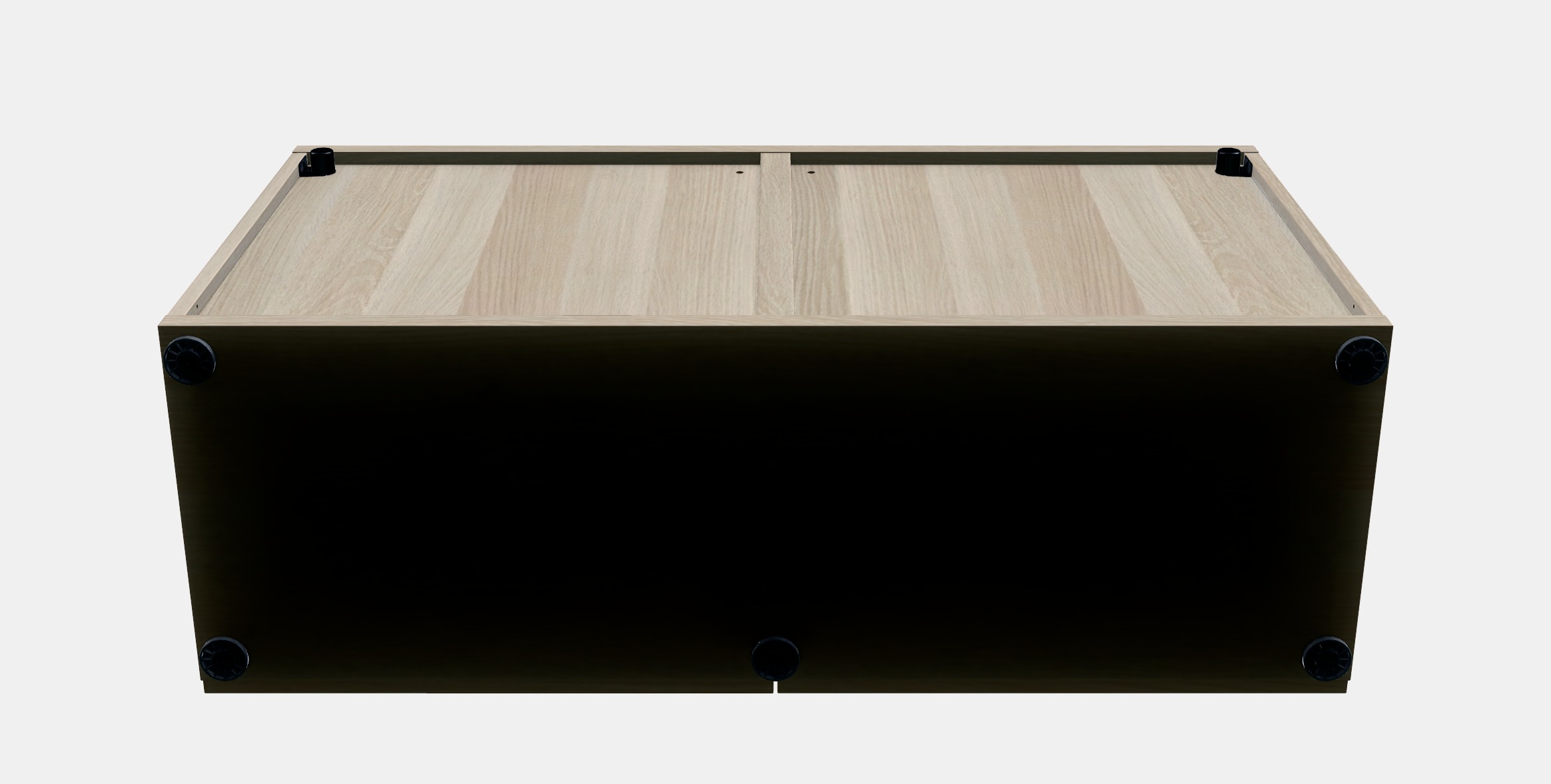 BESTA Shelf unit with doors 16 Low-poly 3D model_9