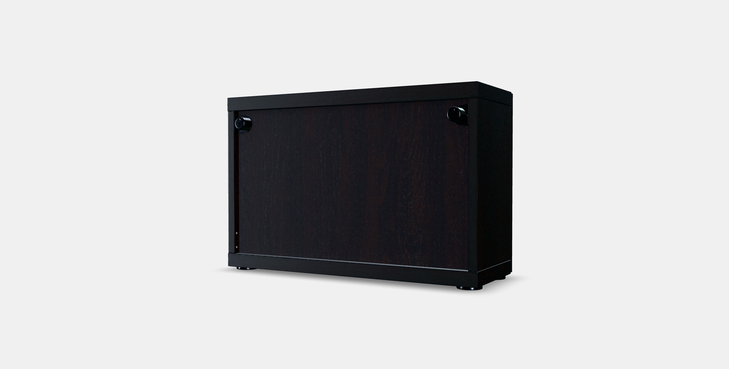 BESTA Shelf unit with door 37 Low-poly 3D model_3