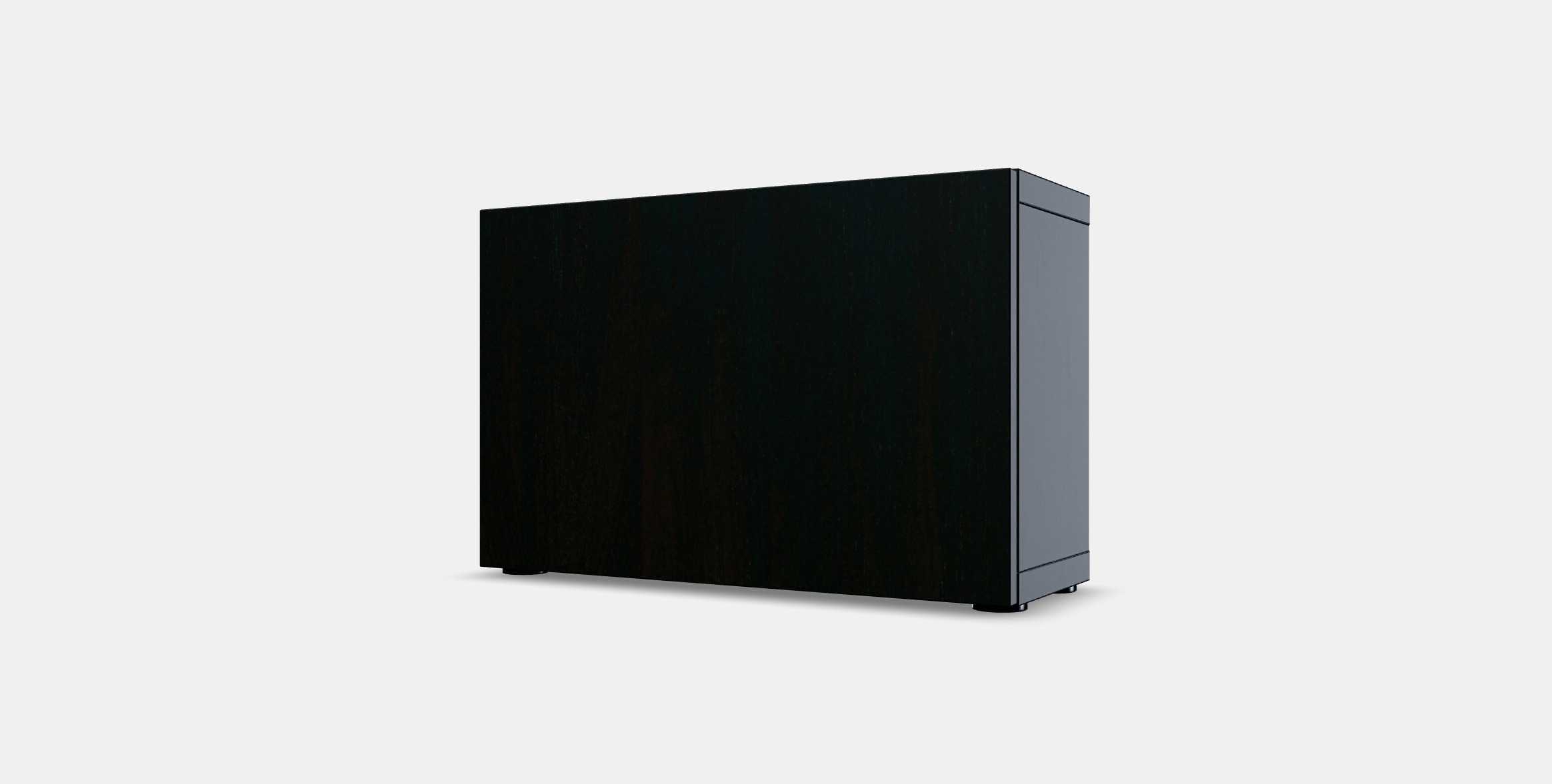 BESTA Shelf unit with door 37 Low-poly 3D model_10