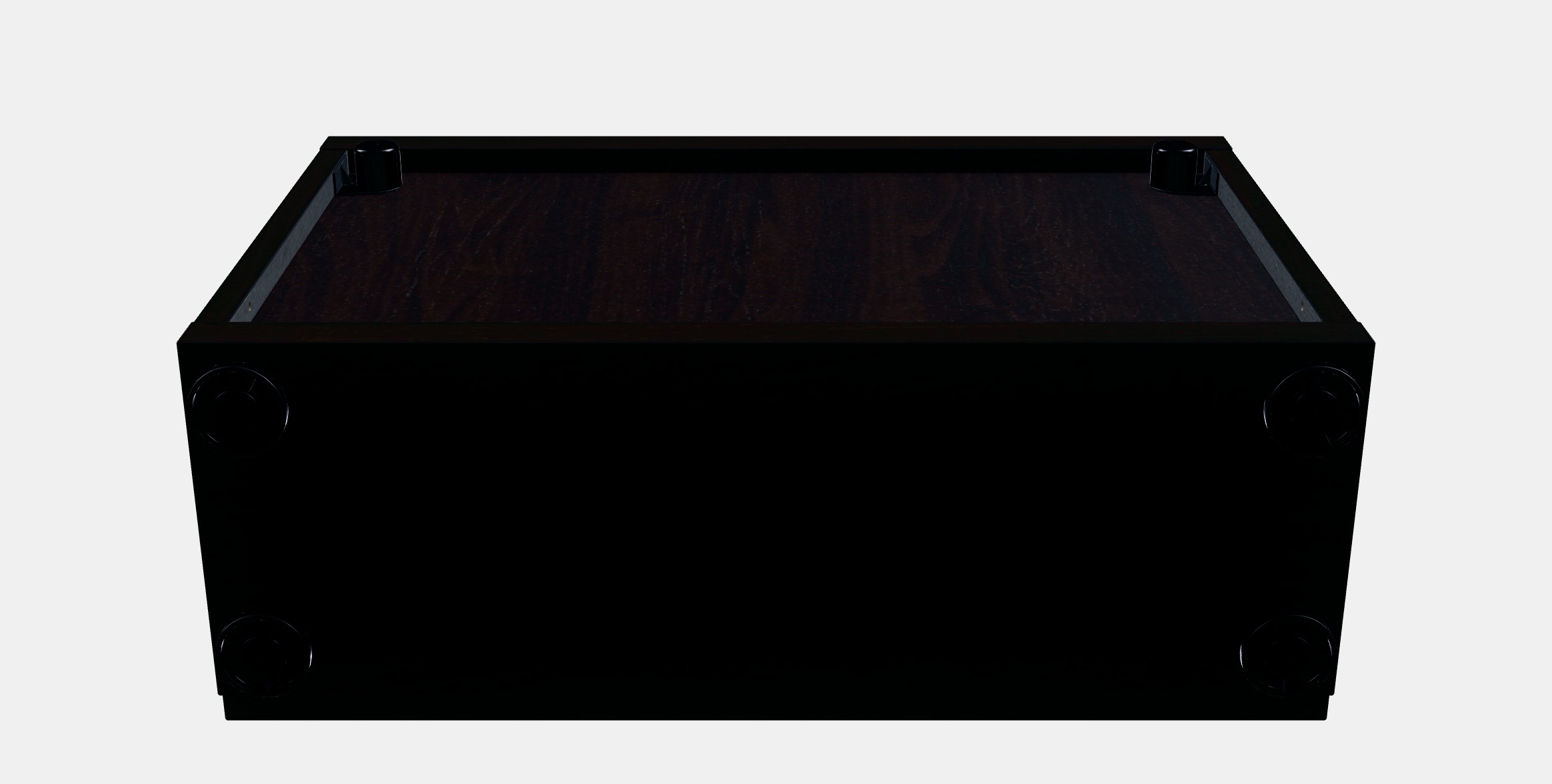 BESTA Shelf unit with door 37 Low-poly 3D model_5