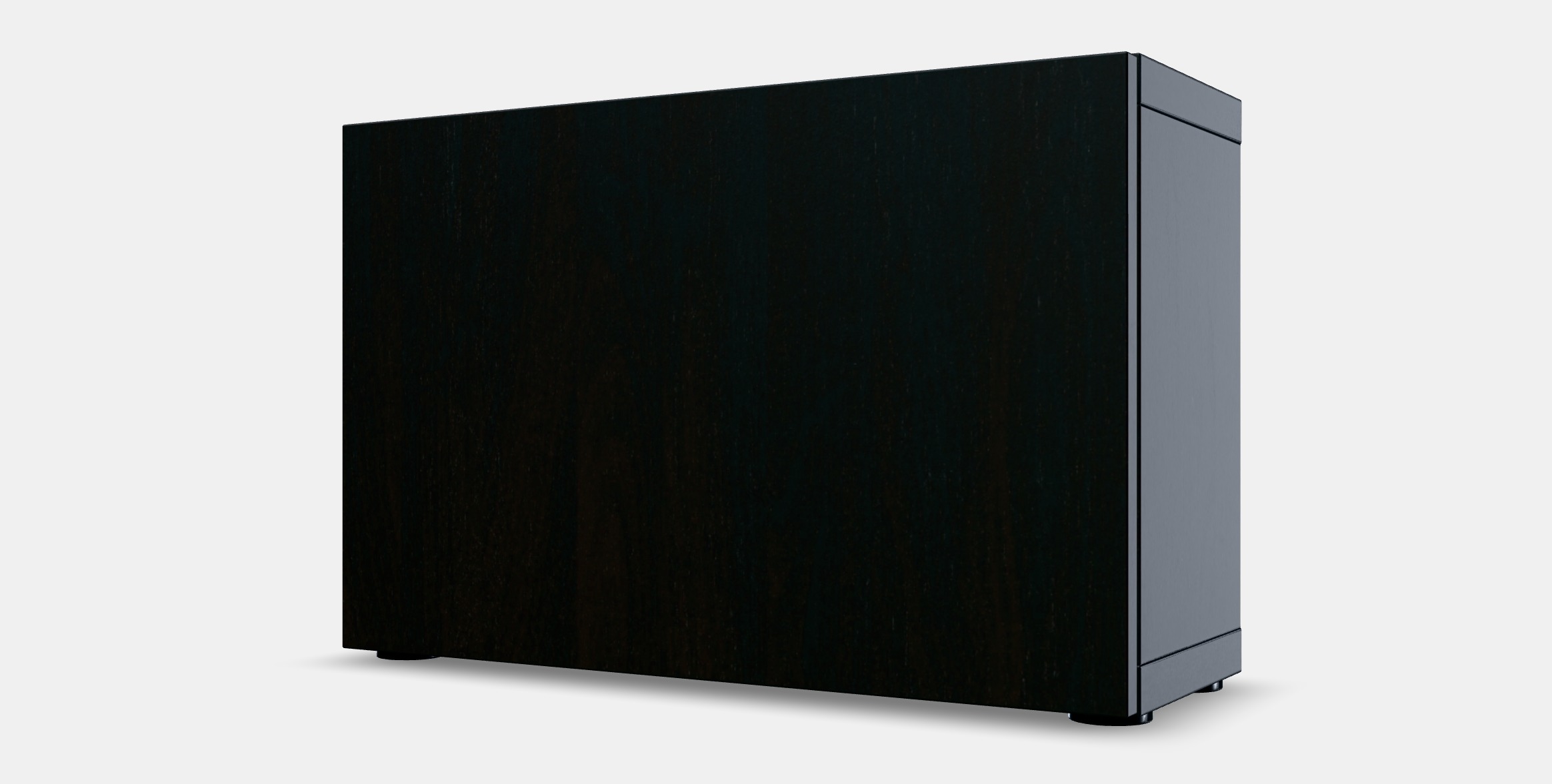 BESTA Shelf unit with door 37 Low-poly 3D model_12