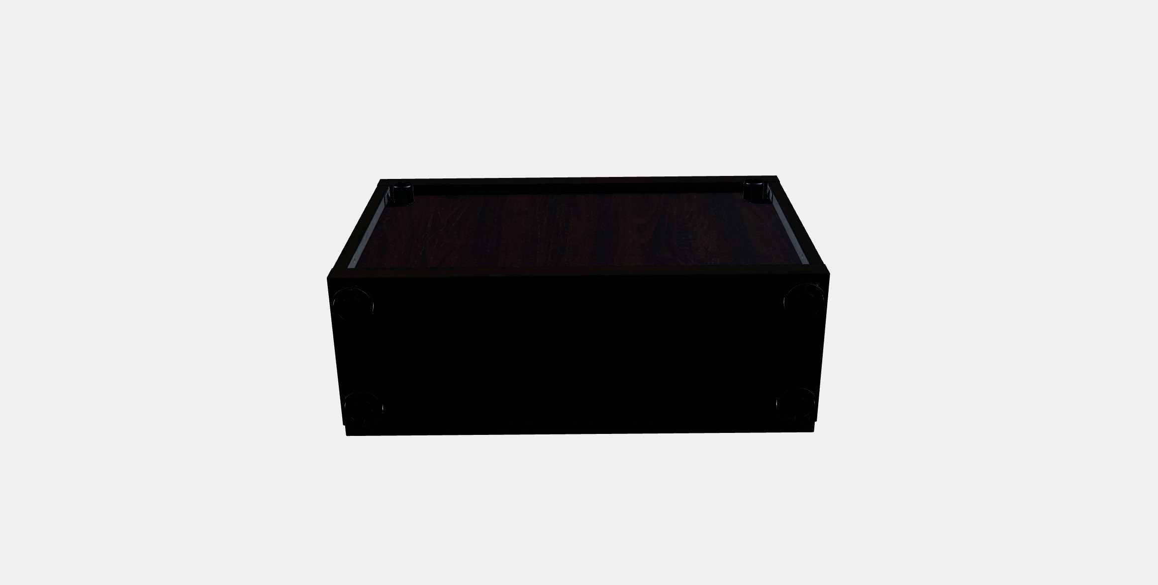 BESTA Shelf unit with door 37 Low-poly 3D model_4