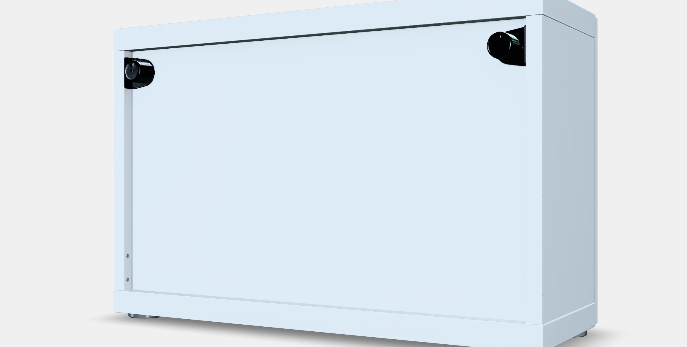 BESTA Shelf unit with door 39 Low-poly 3D model_6