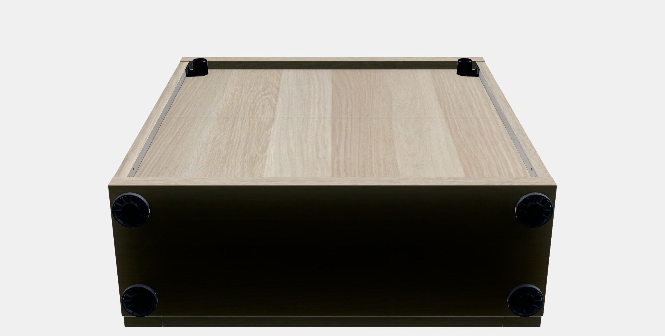 BESTA Shelf unit with glass door 16 Low-poly 3D model_8