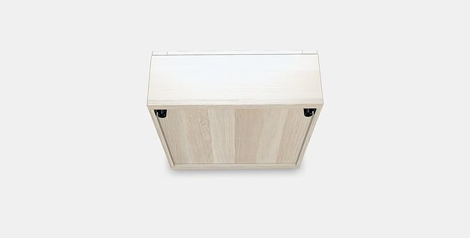 BESTA Shelf unit with glass door 16 Low-poly 3D model