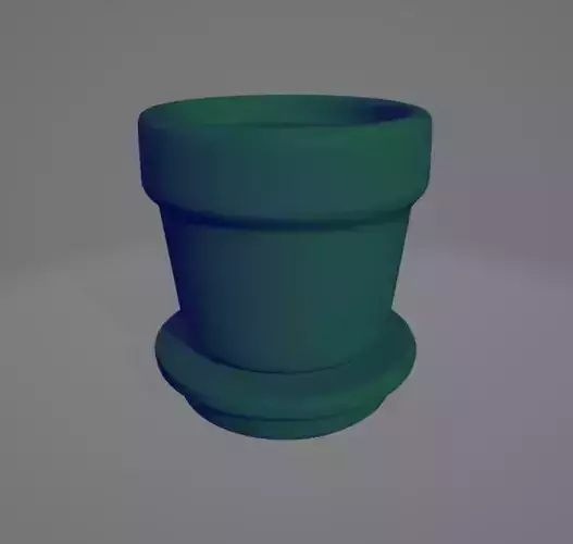 Stylized pot