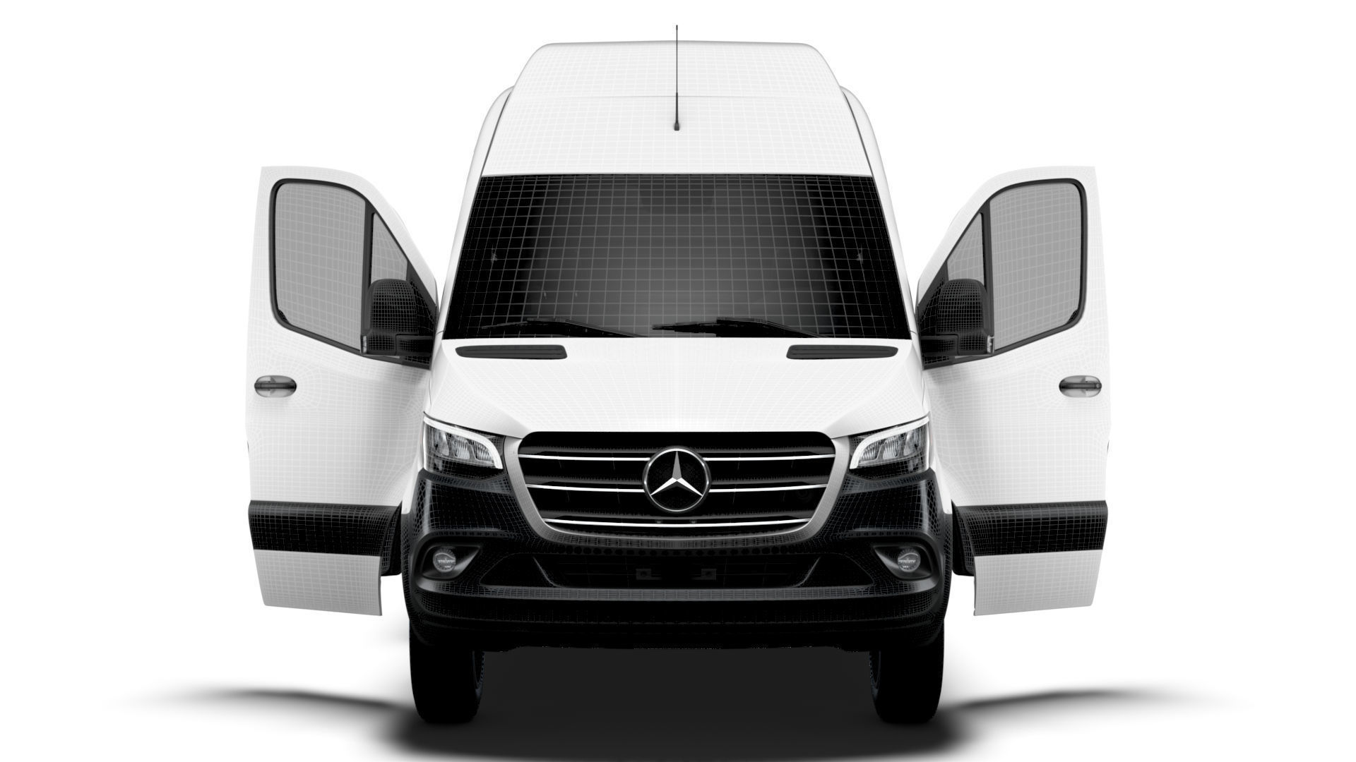 Mercedes Benz Sprinter L4H3 RWD HQ Interior 2025 3D model_20