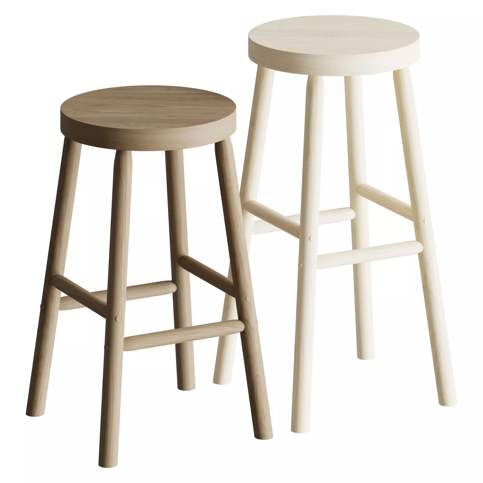 Nikari STORIA Stool 3D model_0
