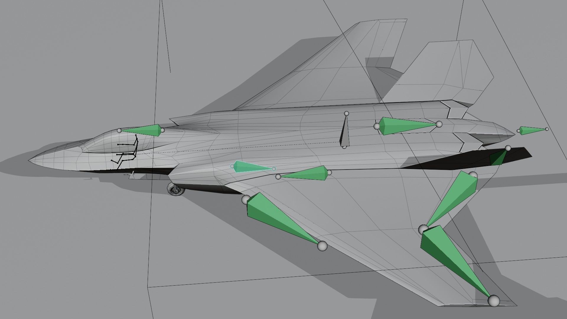 BAE Tempest Low-poly 3D model_21