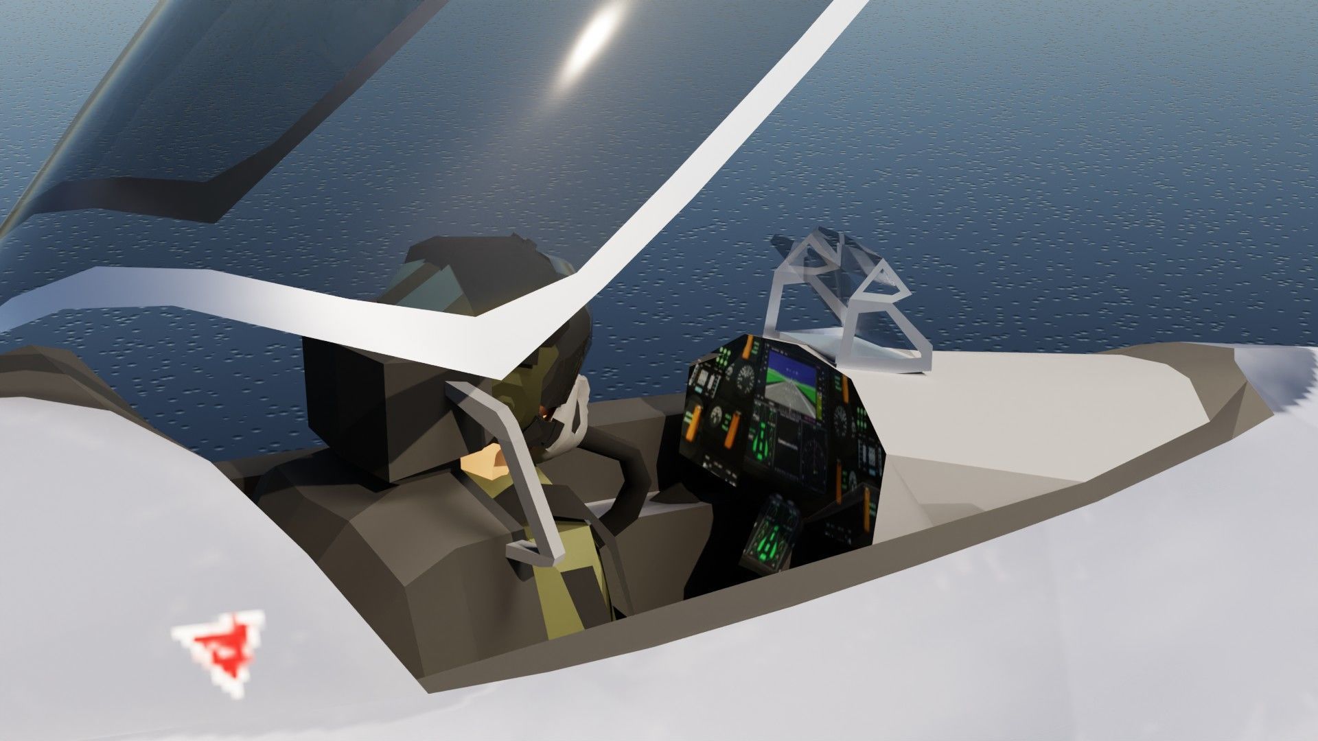 BAE Tempest Low-poly 3D model_25