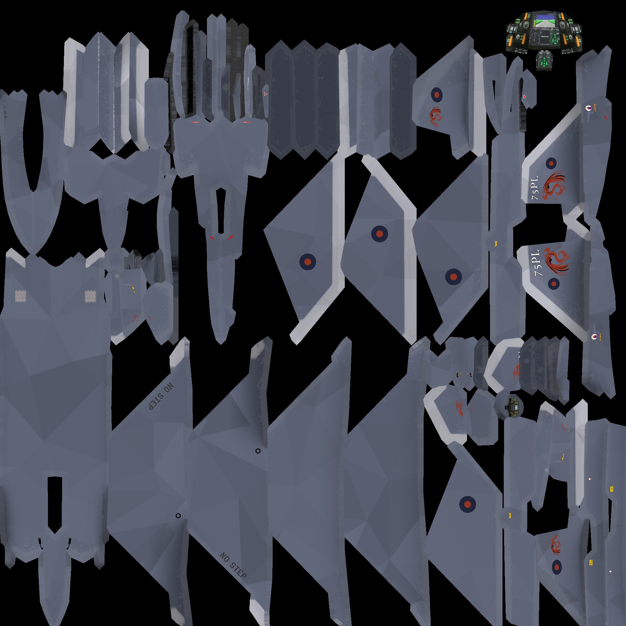 BAE Tempest Low-poly 3D model_28