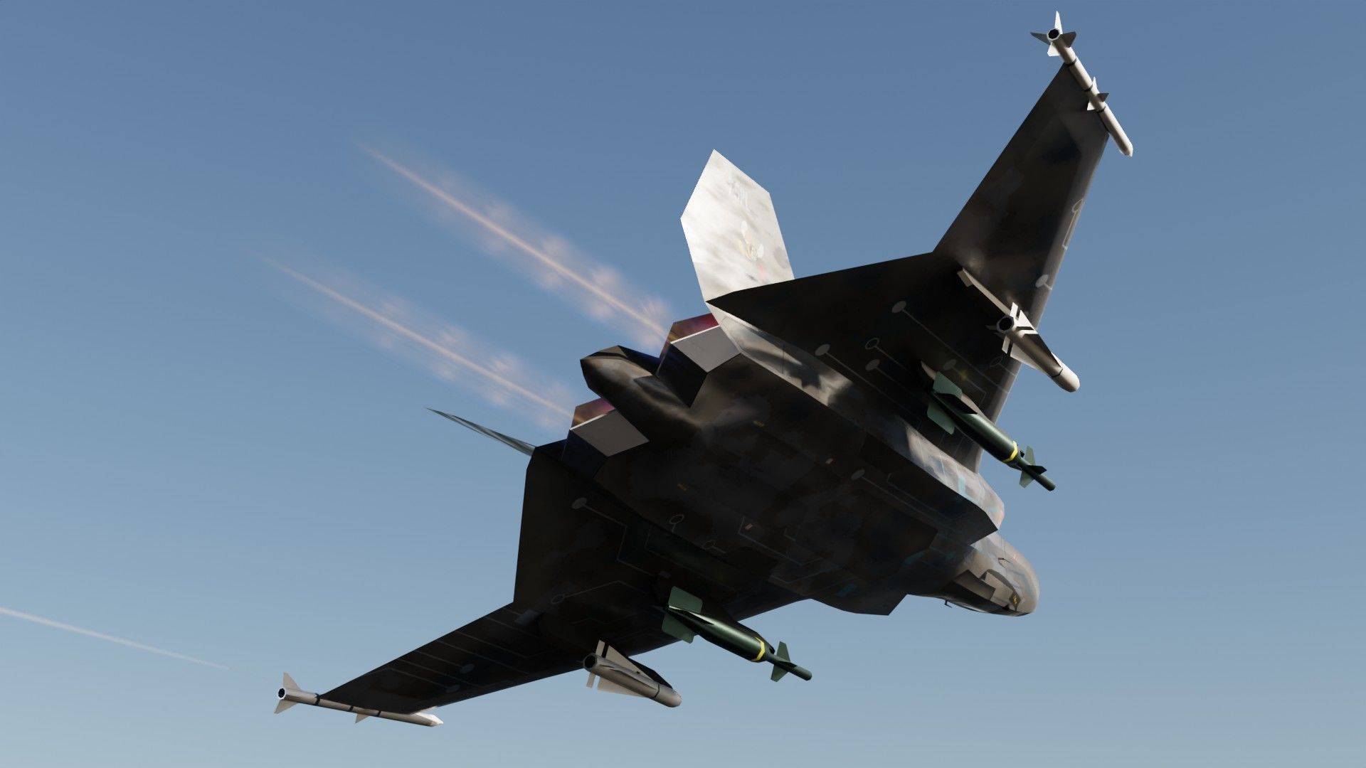 BAE Tempest Low-poly 3D model_13