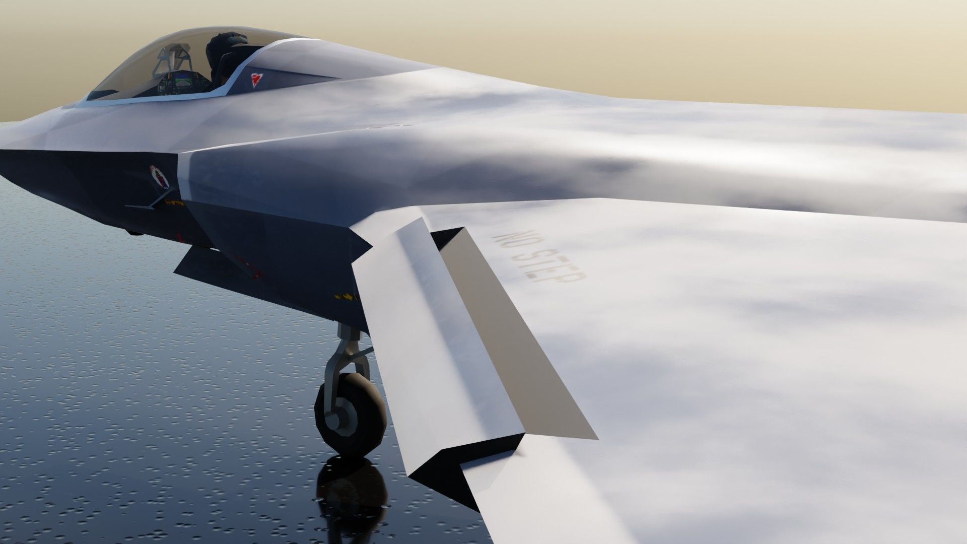 BAE Tempest Low-poly 3D model_22