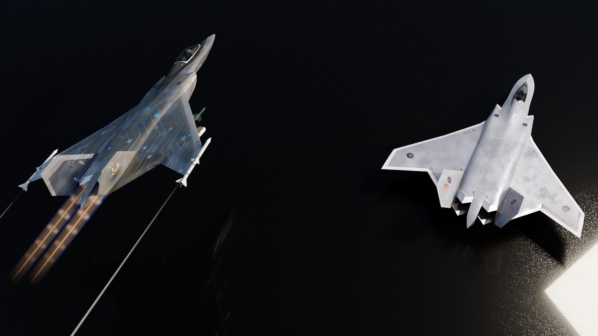 BAE Tempest Low-poly 3D model_19