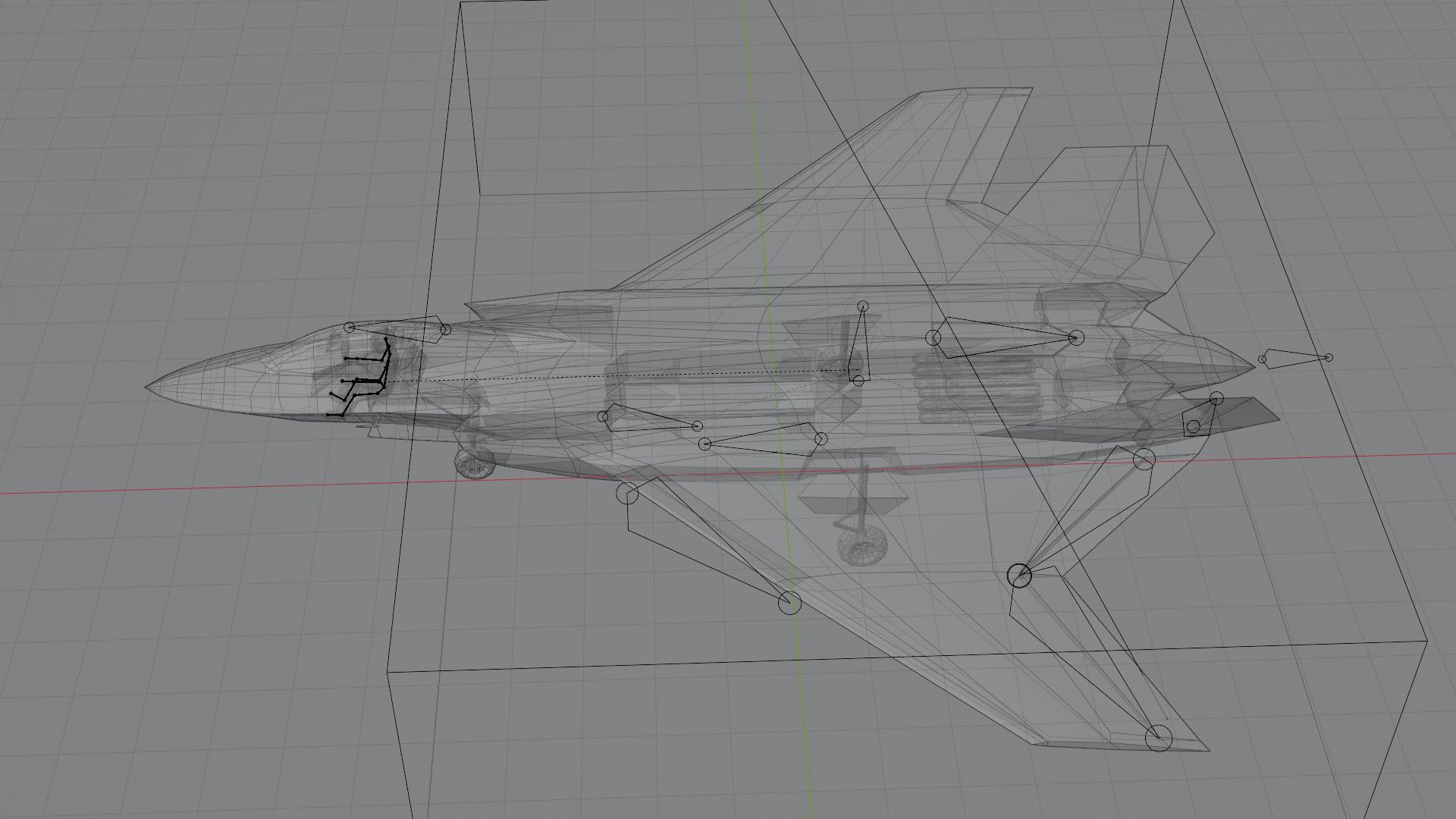 BAE Tempest Low-poly 3D model_4