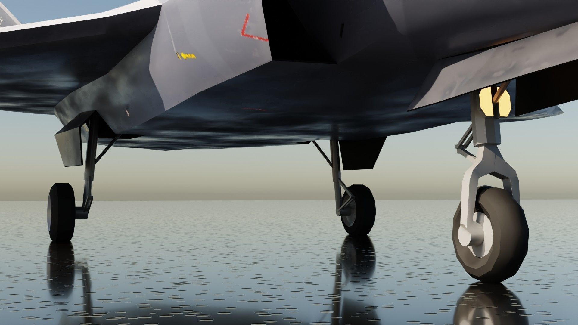 BAE Tempest Low-poly 3D model_11