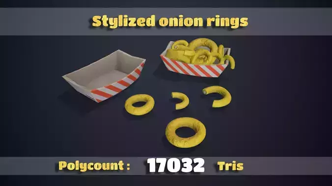 Stylized Onion rings