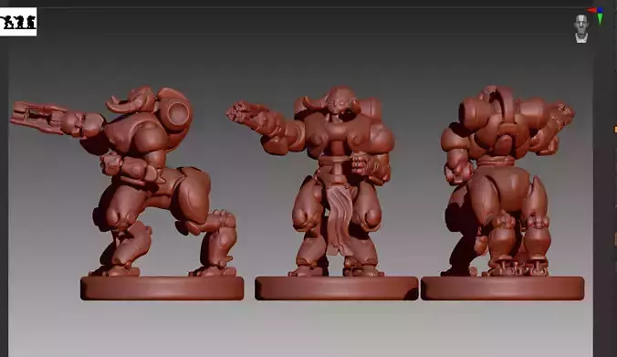 Overwatch Orisa STL and OBJ