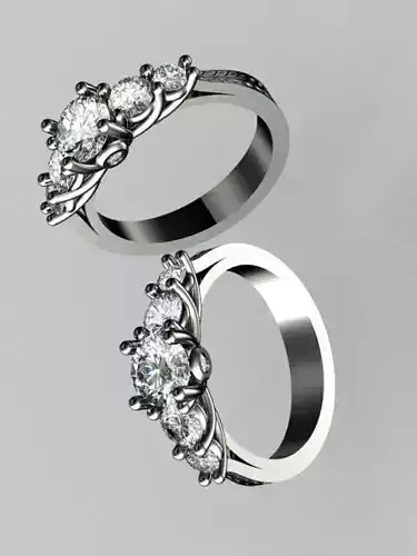 5 Diamond Solitaire Engagement Rings