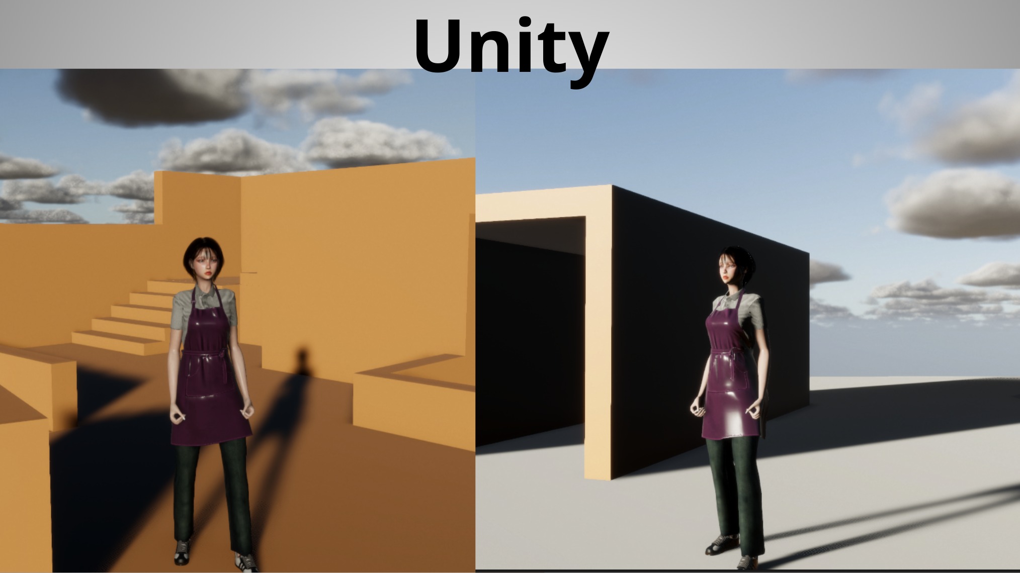 Barista Girl - GameReady Low-poly 3D model_9