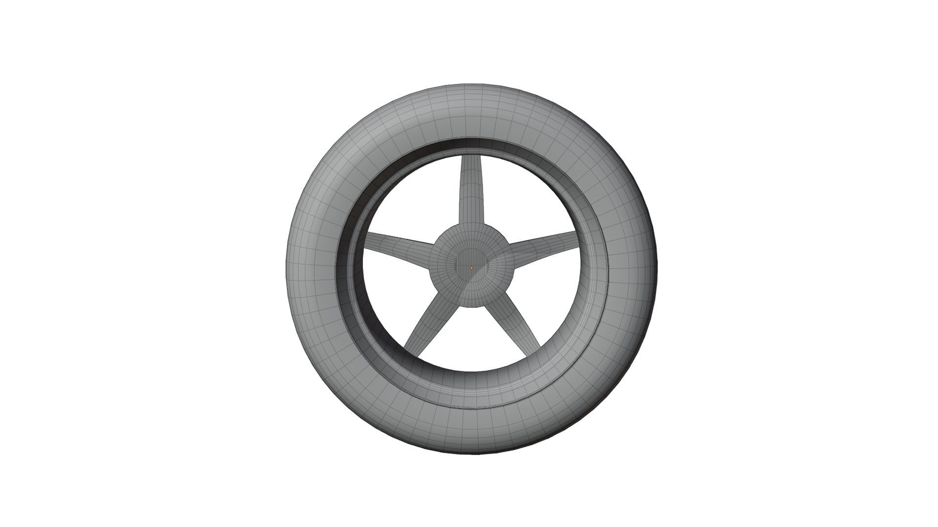 High-Detail Car Wheel for Games and Rendering Low-poly 3D model_16