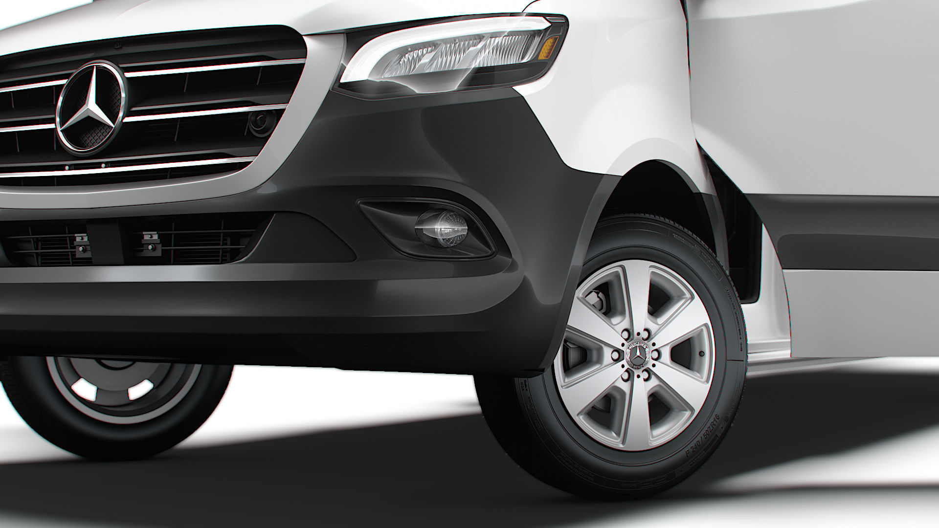 Mercedes Benz Sprinter L4H2 RWD HQ Interior 2025 3D model_3