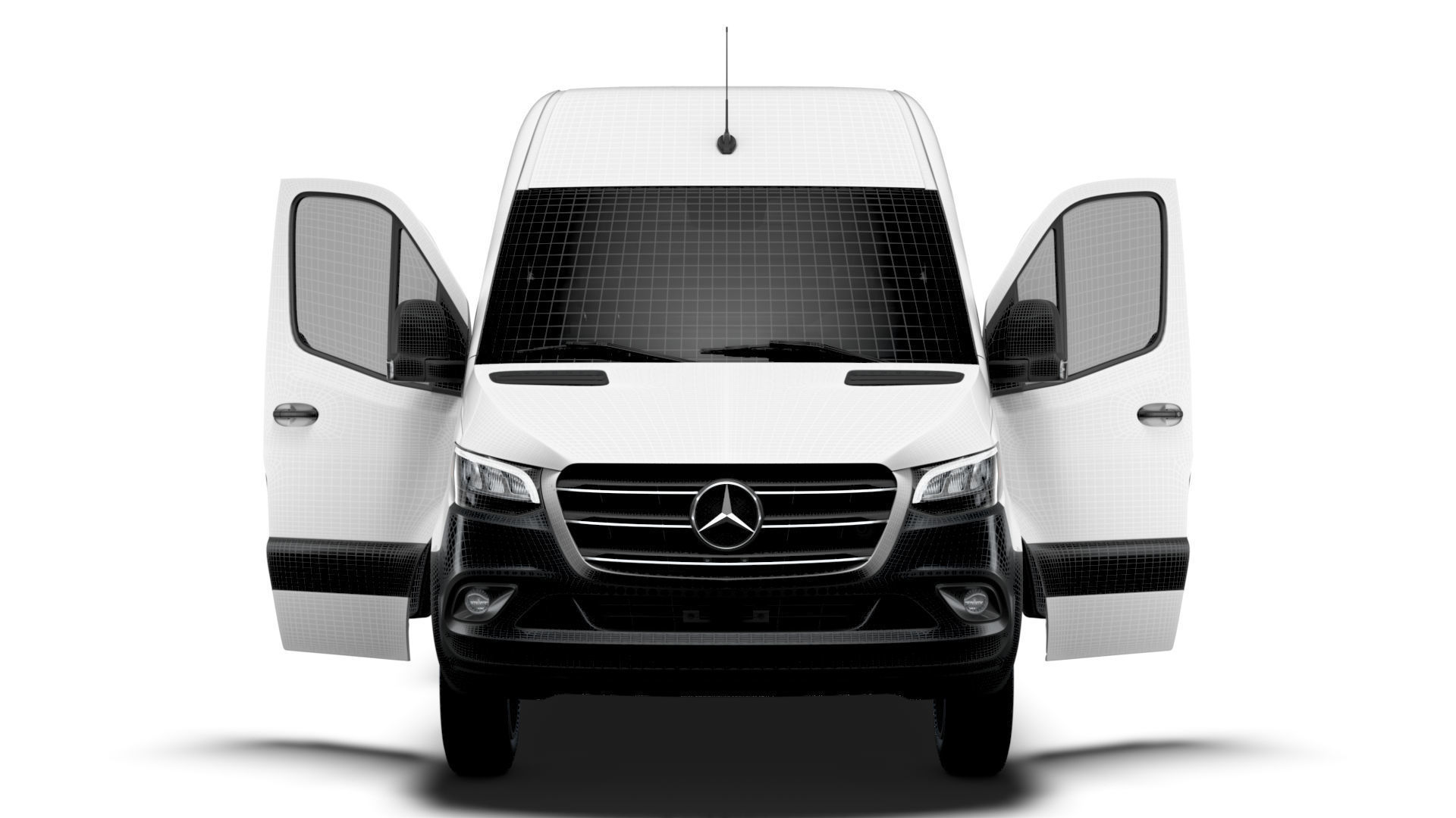 Mercedes Benz Sprinter L4H2 RWD HQ Interior 2025 3D model_20