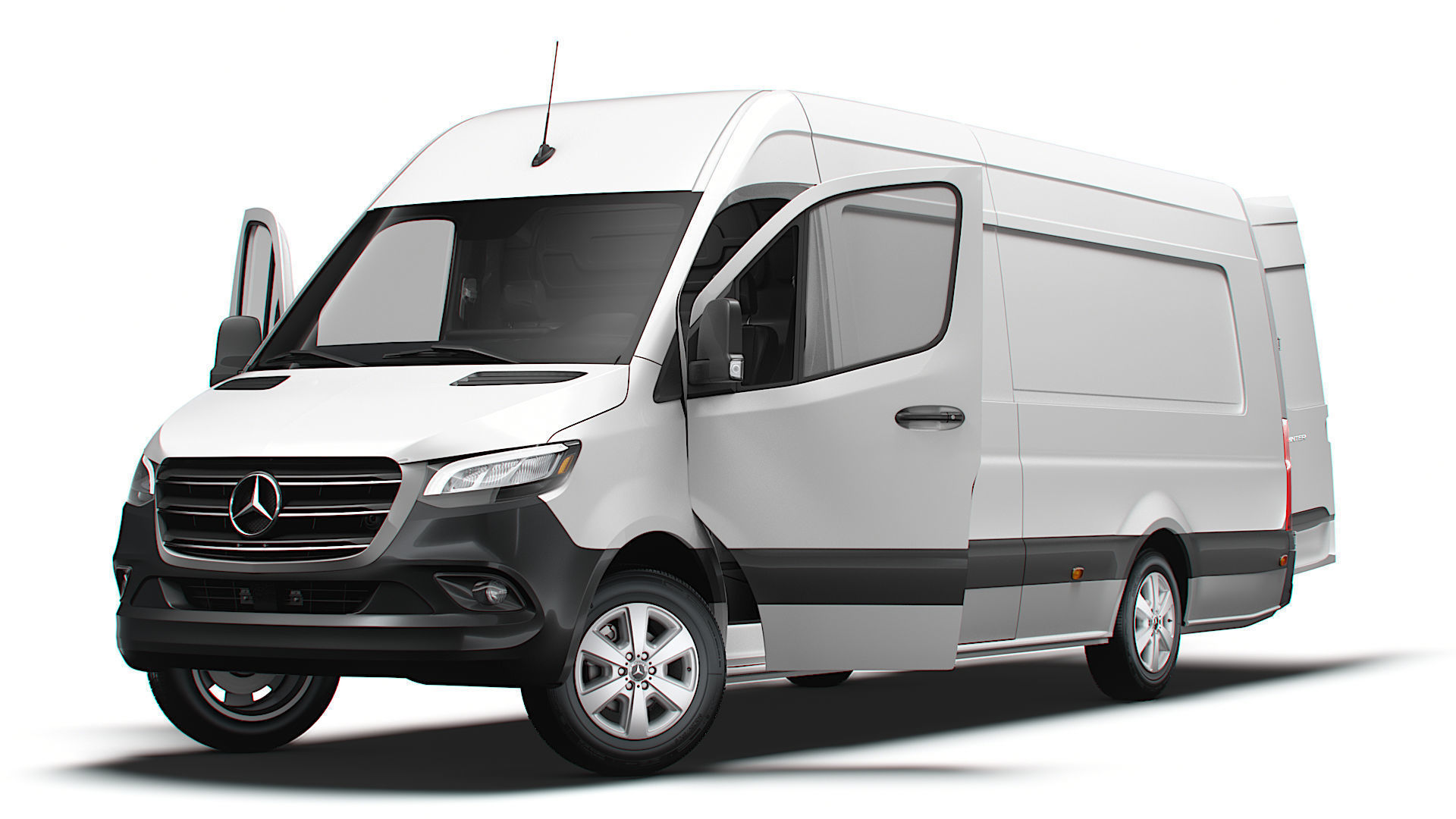 Mercedes Benz Sprinter L4H2 RWD HQ Interior 2025 3D model_8