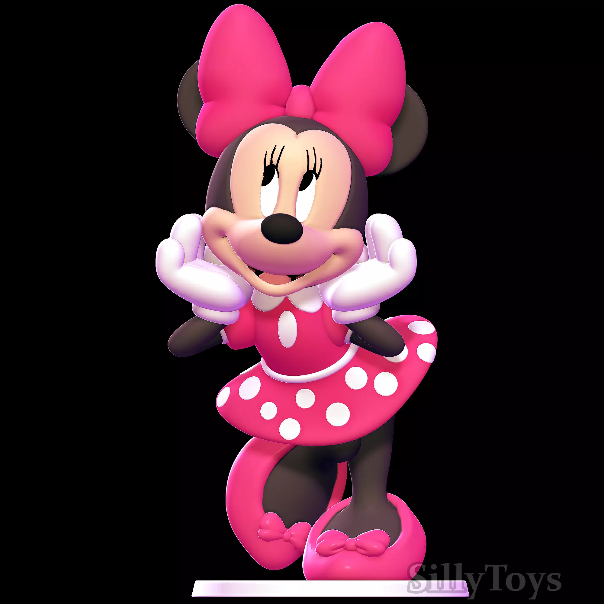 Minnie Mouse 3D print model_0