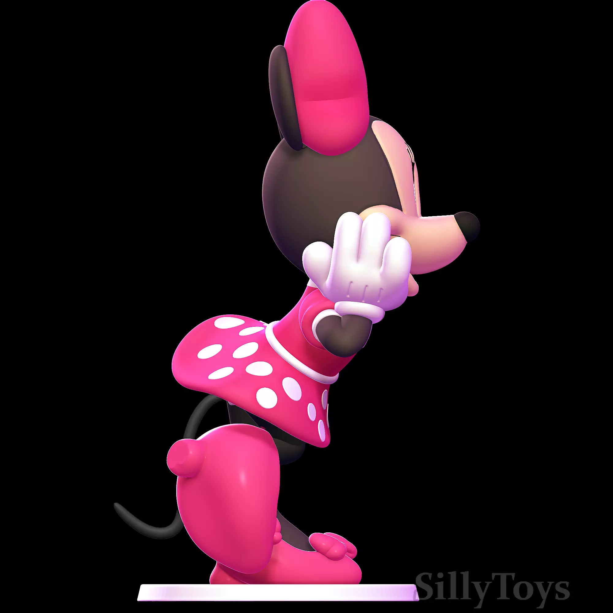 Minnie Mouse 3D print model_3