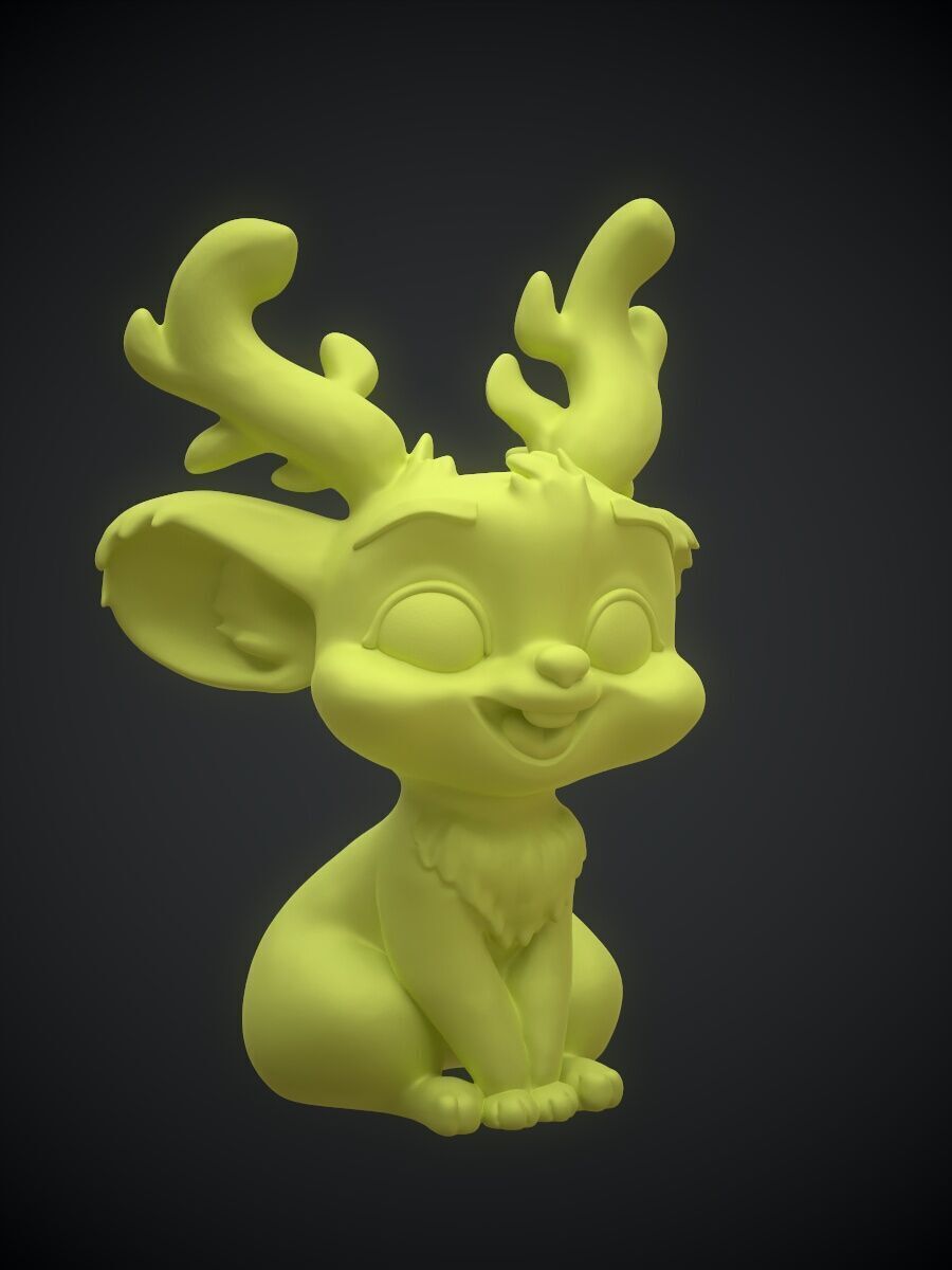 Jackalope Wolpertinger 3D print model_16