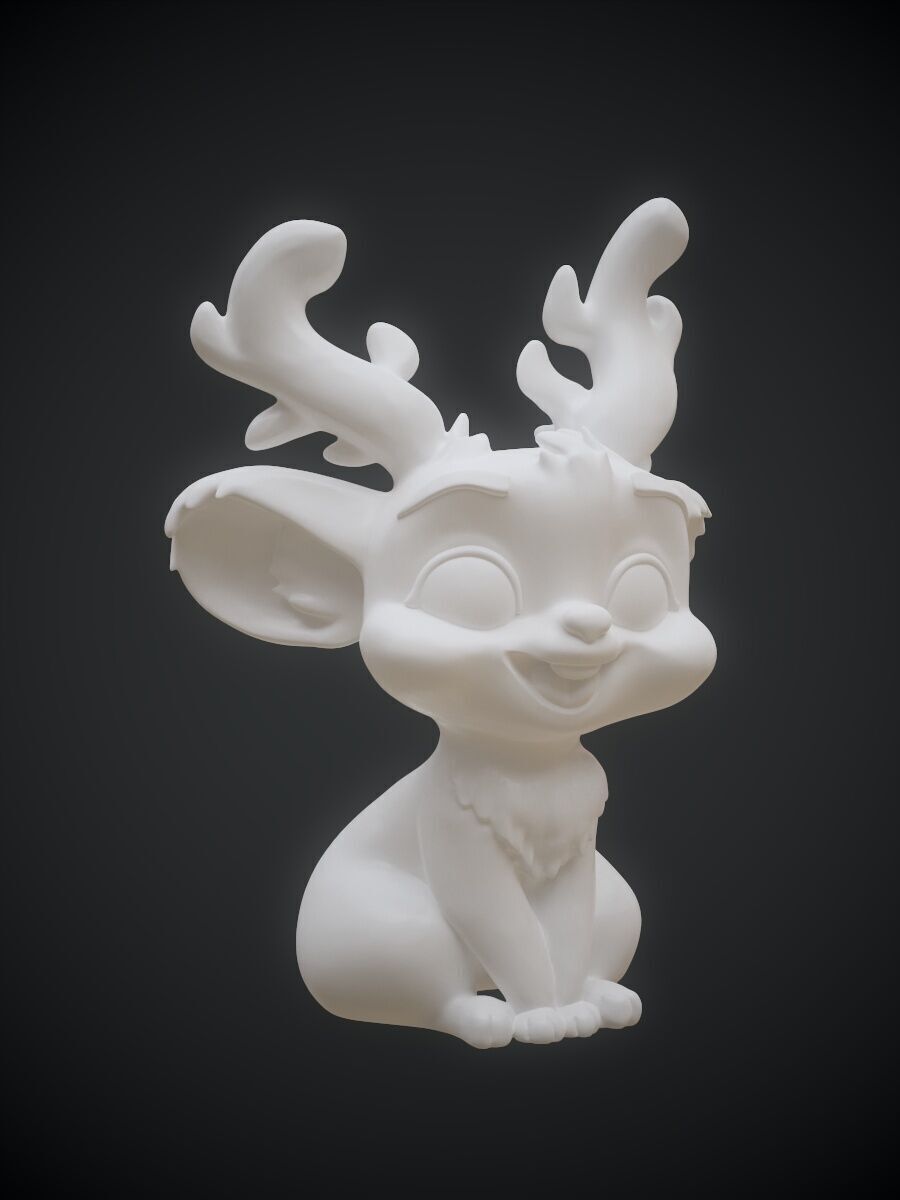 Jackalope Wolpertinger 3D print model_18