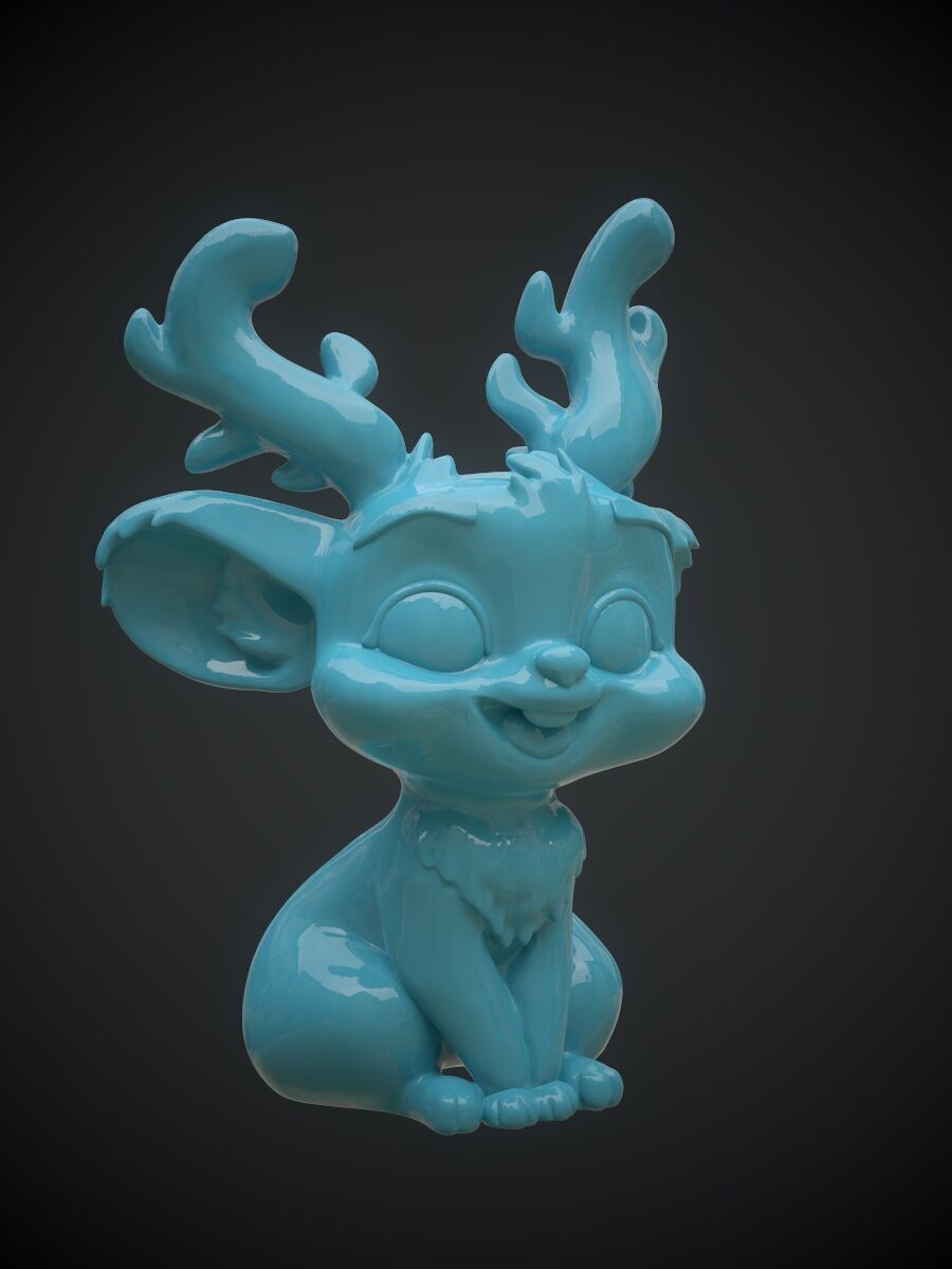 Jackalope Wolpertinger 3D print model_13