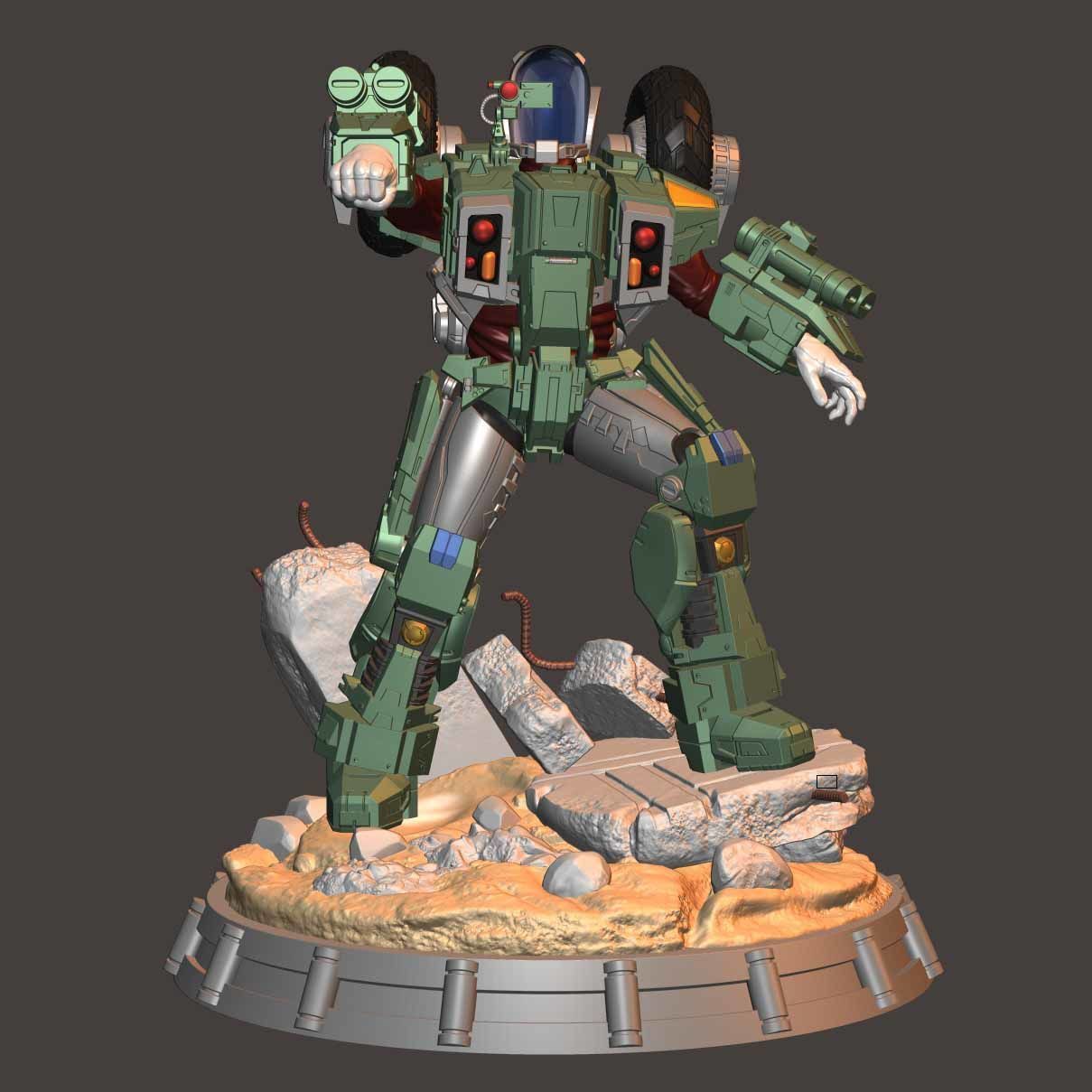 Robotech Cyclone 3D print model_2