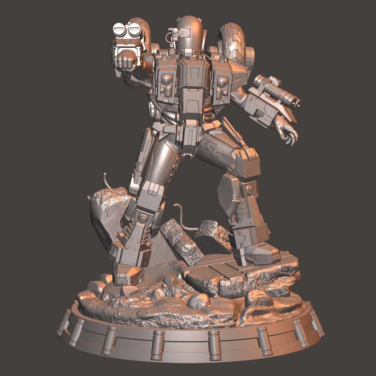 Robotech Cyclone 3D print model_3