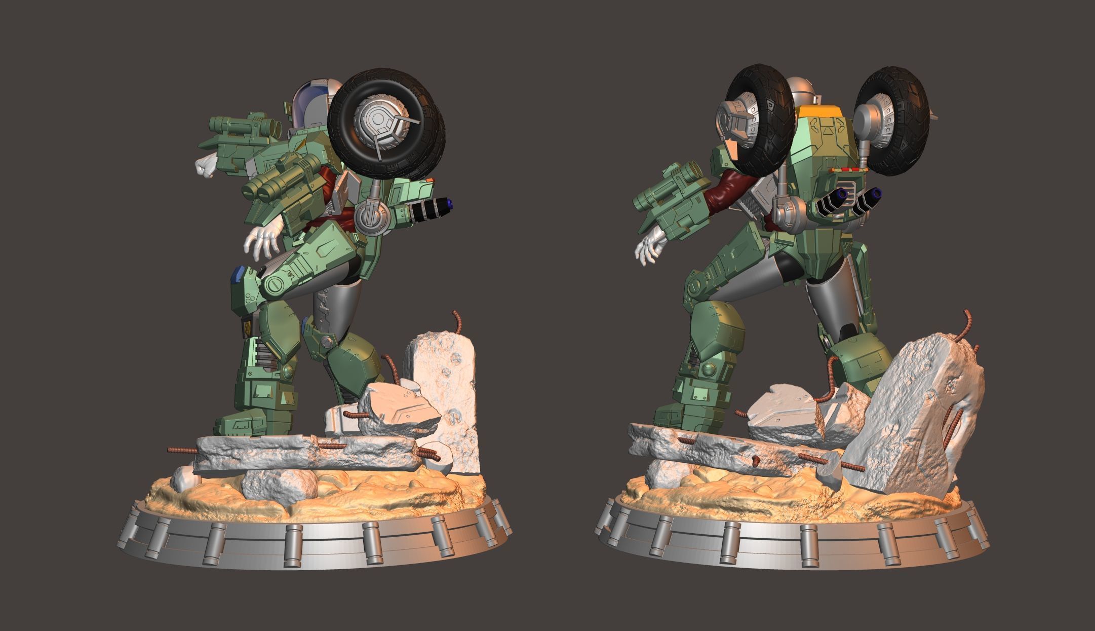 Robotech Cyclone 3D print model_6