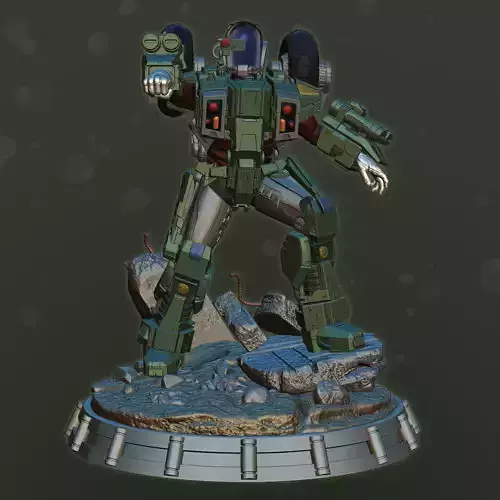 Robotech Cyclone 3D print model