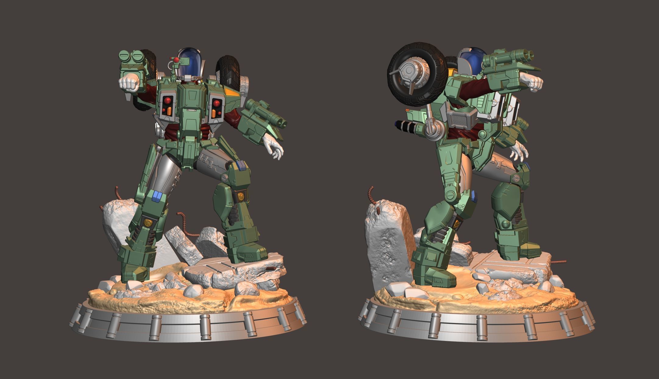 Robotech Cyclone 3D print model_5