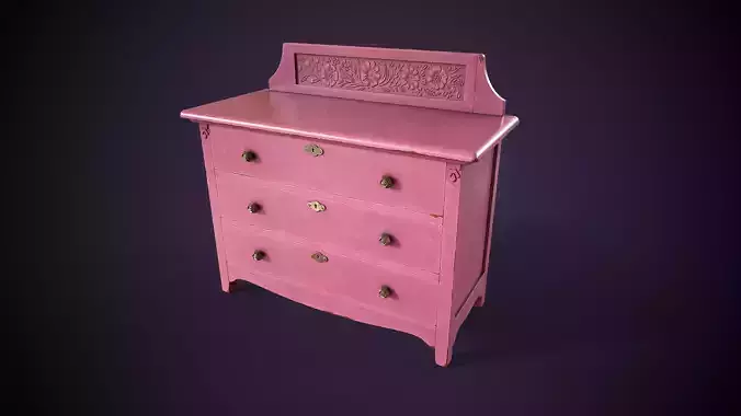 Vintage Painted Dresser
