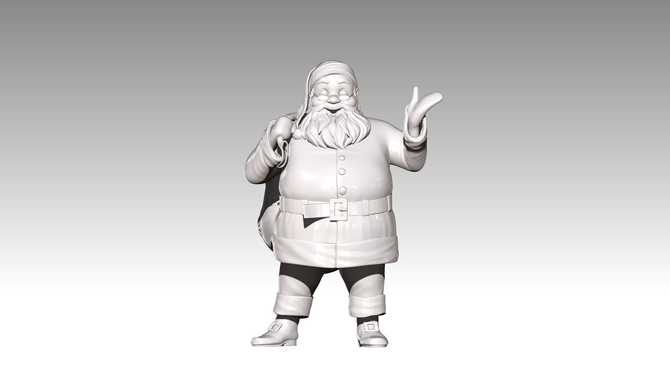 Santa Claus 3D print model_5