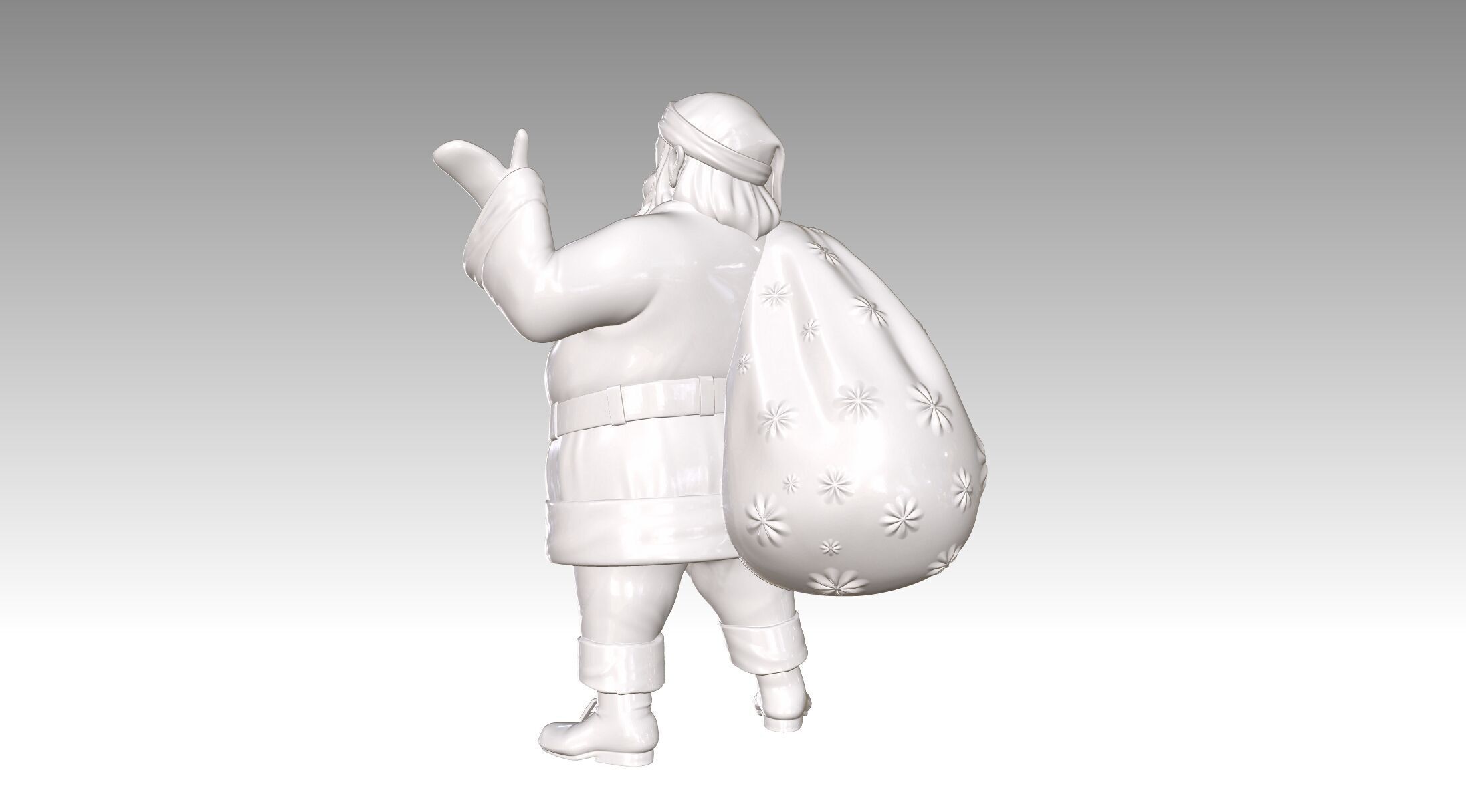 Santa Claus 3D print model_9